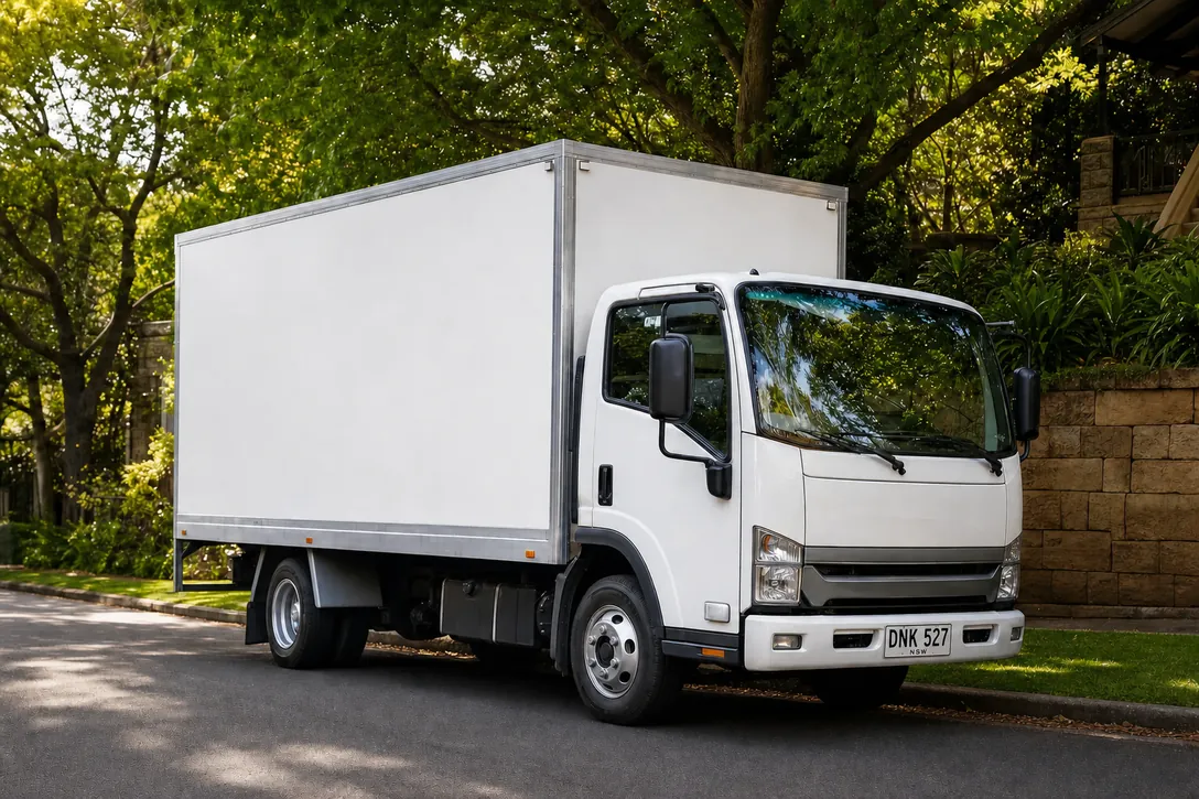 Removalists Mosman moving truck on a Lower North Shore street